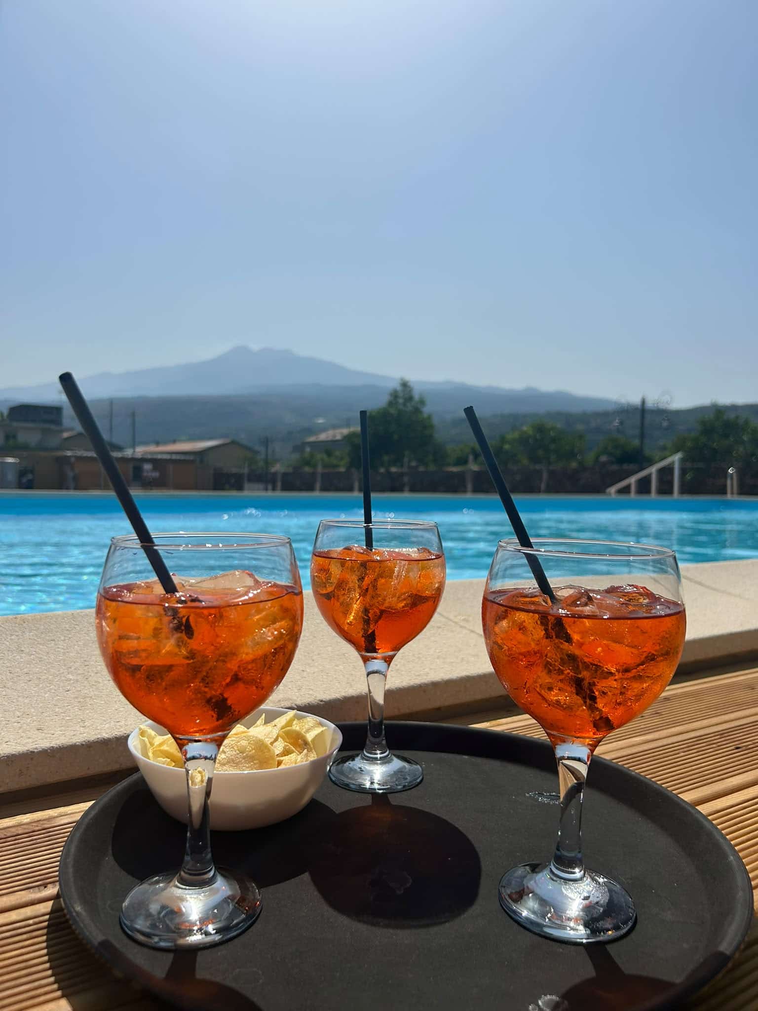 Piscina con solarium attrezzato del B&B Diana'S a Fiumefreddo di Sicilia, vicino Etna e Taormina - foto 7