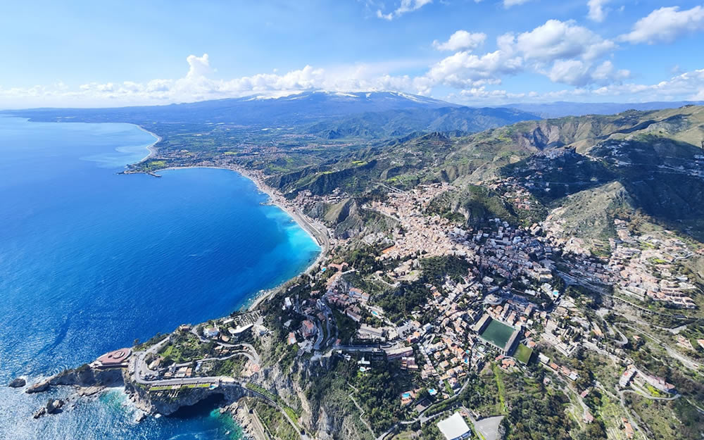 Vista dal parapendio - etnafly.com